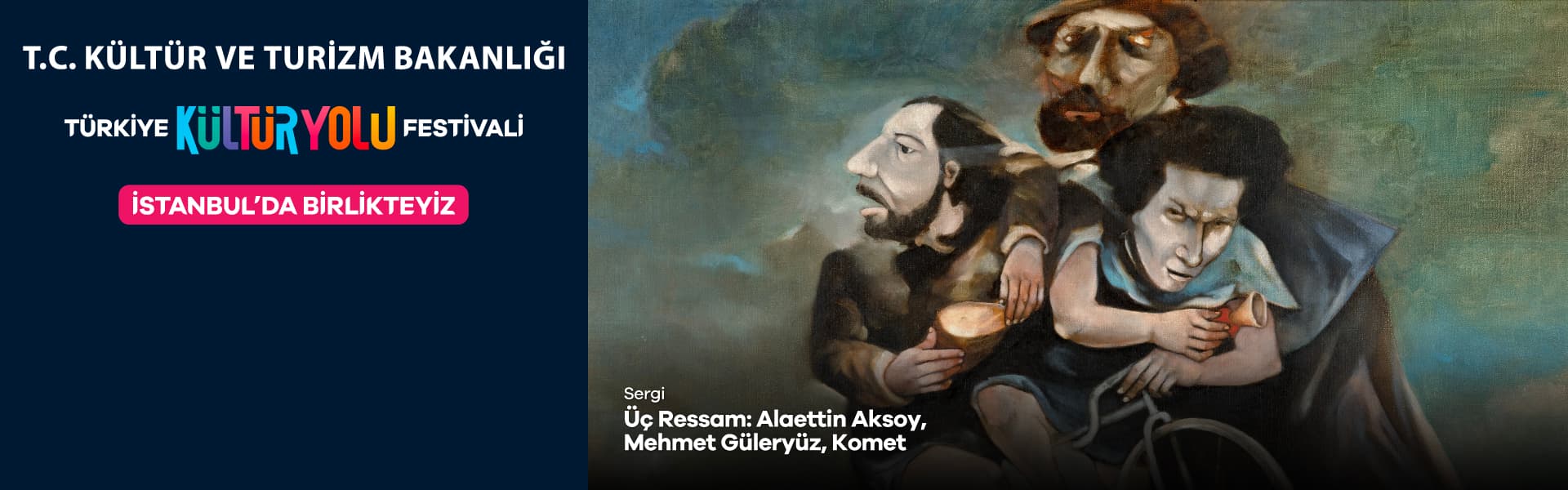 Üç Ressam: Alaeddin Aksoy, Mehmet Güleryüz, Komet