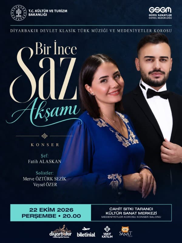 Bir İnce Saz Akşamı – Diyarbakır Devlet Klasik Türk Müziği Korosu